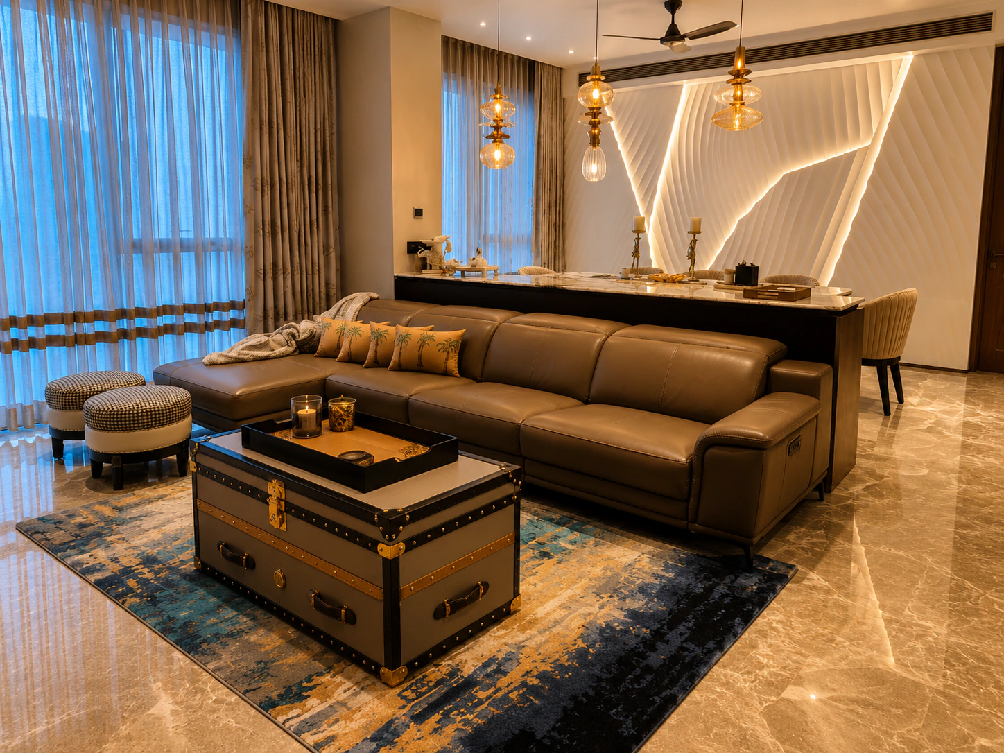 One Avighna Park · Residence I — Residential interior project in Lower Parel, Mumbai